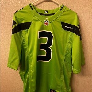 Brand New Russell Wilson Jersey Seahawks Neon Men’s